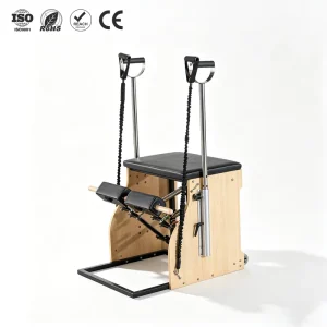 Durable Thick Maple Stability Chair Core Training Rehabilitation Pilates Training Equipment for Home Studio