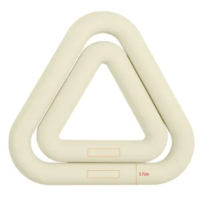 Durable Triangle Iron Ring Dumbbell Multifunctional Squat Strength Trainer Pilates Yoga Home Gym Fitness Equipment