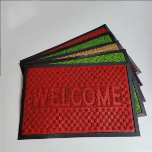 Dustproof Non-Slip Rubber Carpet Entrance Door Mat for Homes and Shopping Malls