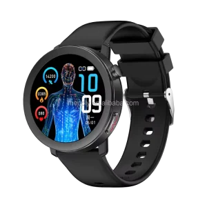 E200 ECG PPG Smartwatch with Bluetooth Calling, Heart Rate and Blood Pressure Monitoring, iOS and Android