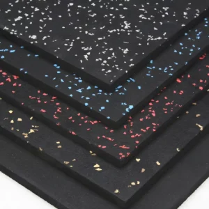 EPDM Rubber Tile High-Density Shock-Absorbing Waterproof Floor Mat for Home Garage Gym