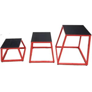 EPE-Filled 3-Piece Soft Plyometric Jump Box Set for Gym and Home Use