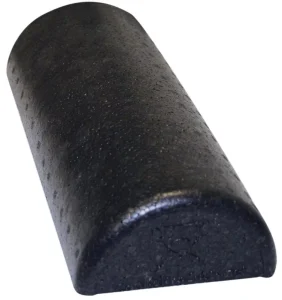 EPP High Density Round and Half Round Foam Roller 6”x12” Black and Speckled Colors