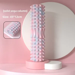 EPP High Density Yoga Pole Foam Roller Set, Mini Massager for Fitness Recovery and Neck and Leg Stretching