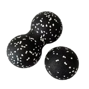 EPP Peanut Trigger-Point and Lacrosse Ball Massage Set, Deep Tissue Mobility Roller for Leg, Arm and Foot