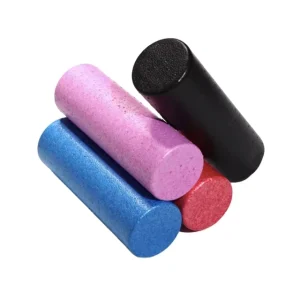 EPP Solid Foam Roller Black for Pilates Yoga Fitness and Massage