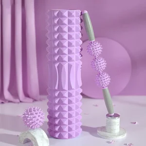 EVA 645 Model Spiked Foam Roller for Full-Body Massage and Yoga