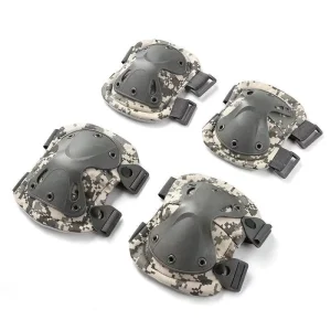 EVA Breathable Lightweight Unisex Knee and Elbow Pads for Sports, Fitness, Tactical Riding