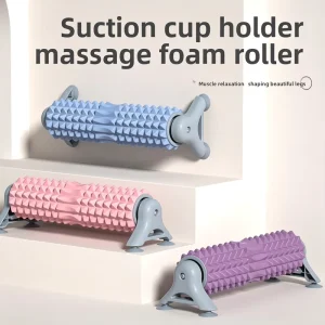 EVA Crescent-Shaped Suction-Cup Wolf-Tooth Yoga Foam Rolling Stick