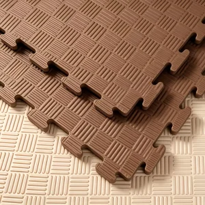 EVA Foam Mat 100x100cm Interlocking Gym Floor Mat Waterproof Non Slip Shock Absorption Factory Direct
