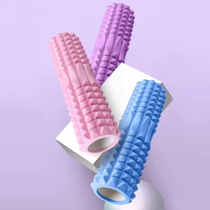 EVA Foam Roller Yoga Block with Diamond Pattern for Fitness and Muscle Massage