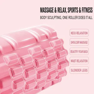 EVA Foam Roller for Deep Tissue Massage, Pilates, Stretching, and Fitness