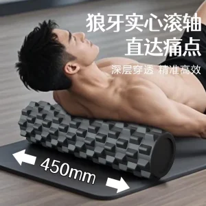 EVA Foam Roller with ABS Lumbar and Back Massage Tool