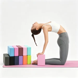 EVA Foam Yoga Block Non Slip Yoga Brick for Stretching Pilates Ballet Fitness Training Prop Dance Yoga Block