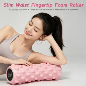 EVA Imitation Finger Foam Roller Comfortable & Painless for Beginners Deep Tissue Muscle & Fascia Release Yoga Massage Stick