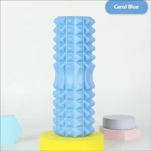 EVA + PVC Foam Roller Crescent Shaped Yoga Cylinder Massage Tool Home Use Dual Zone Leg Muscle Relaxation Equipment