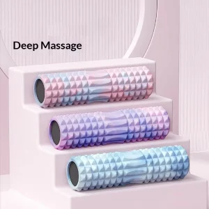 EVA Solid Spiked Foam Roller for Muscle Relaxation and Leg Massage