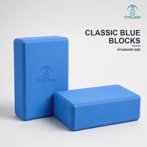EVA Yoga Block, Dual Layer, Two Tone, Beveled, Non-Slip, Custom Logo