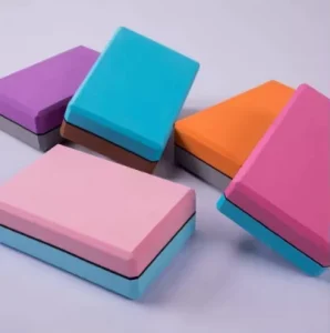 EVA Yoga Block High Density Foam Brick Pilates Soft Custom Logo Fitness for Stretching Exercise Adult Use Simple Style