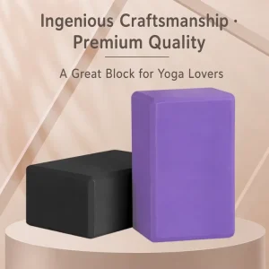 EVA Yoga Block High Density Non Slip Foam Brick for Stretching Balance Support Pilates Exercise Props for Home Gym Fitness