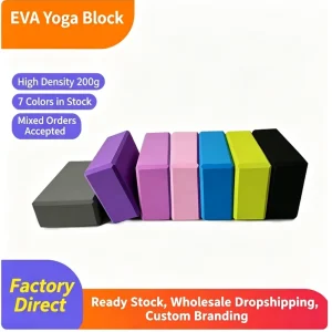 EVA Yoga Block Versatile Gym Accessories Gymnastics Equipment and Pilates & Yoga Gear Customization Supported