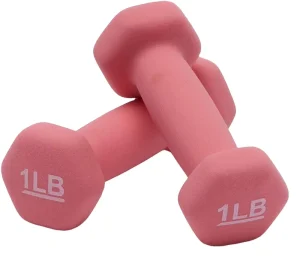 Easy Grip Colorful Dumbbell Set with Various Weights