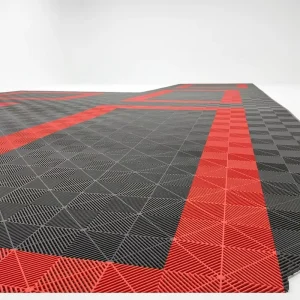 Easy Installation PP Interlocking Floor Tiles Modular Plastic Garage Mats UV Resistant for Home Garage and Car Wash
