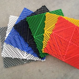 Eco-Friendly 18mm Thick PP Modern Interlocking Floor Tiles Click Installation Waterproof Non-Slip Indoor Garage Use