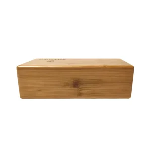 Eco Friendly Custom Bamboo Yoga Block with Logo Personalization (3x6x9in/4x6x9in)