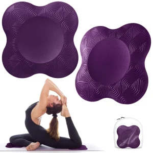 Eco-Friendly Custom Logo PU EVA Protective Balance Support Yoga Cushion Hand Elbow Knee Pad