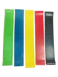 Eco Friendly Fitness Elastic Belt (Natural Latex) Exercise Bands for Resistance Workouts Strength Training Yoga Relieve Tension