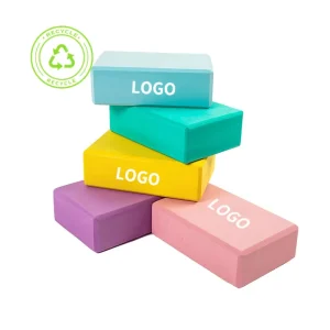 Eco Friendly High Density EVA Yoga Blocks Non Slip Yoga Bricks for Kids Adults Fitness Pilates Stretching Training OEM ODM Bulk