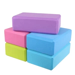 Eco Friendly High Density Fitness Exercise EVA Yoga Block Custom Logo Printed Pilates Yoga Blocks