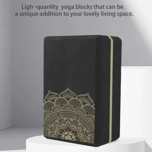 Eco Friendly Lightweight Universal Colour Custom Logo Thickened Hardened High Density Non Slip Pilates Yoga Blocks Set Foam EVA