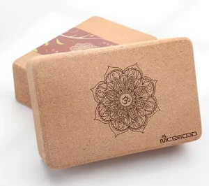 Eco-Friendly Natural Cork Yoga Block, 4 x 6 x 9 Inches