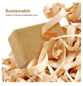 Eco Friendly Non Slip Extra Large Extra Thick Recycled Natural Cork Yoga Block