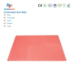 Eco-Friendly Non-Toxic EVA Portable Gym Flooring Mats with Soft Touch and Anti-Slip Bottom for Fitness Rehabilitation Training