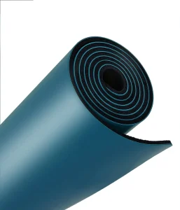 Eco-Friendly Oval PU Rubber Yoga Mat with Super Grip and Custom Curve