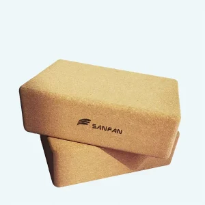 Eco Friendly Private Label Printed Nature Yoga Brick Cork Yoga Block Custom
