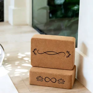 Eco Friendly Recycled Organic Cork Yoga Brick Wooden Fitness Yoga Block