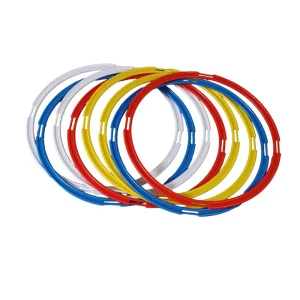 Eco-Friendly Rubber Soccer and Basketball Agility Ring and Speed Ladder Set