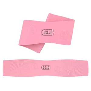 Eco-Friendly Silicone Resistance Bands for Women Men Home Gym Equipment for Pilates Yoga Physical Therapy Leg Glute Arm Exercise