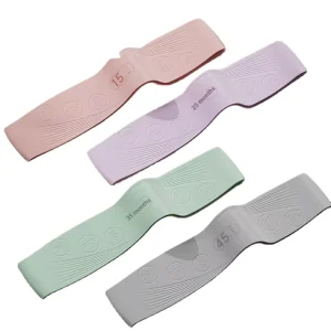 Eco-Friendly Silicone Resistance Loop Bands 15-45LB for Strength Training