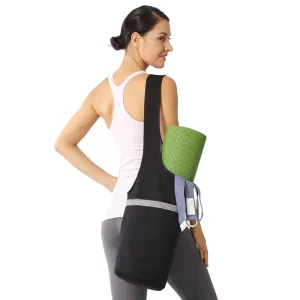 Eco-Friendly Softback Yoga Mat Carry Bag Cork Canvas Material with Custom Logo