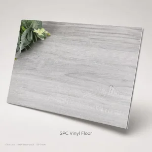 Eco Friendly Stone Plastic Composite Flooring, Formaldehyde Free SPC Flooring for Hotel Interior, Durable IXPE Underlay