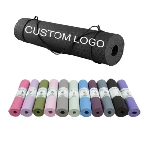 Eco-Friendly TPE Anti-Slip Pilates and Yoga Mat