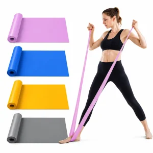 Eco-Friendly TPE Resistance Band for Yoga, Pilates, and Stretching