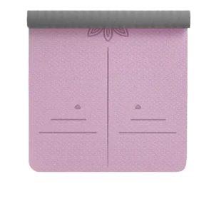 Eco Friendly TPE Yoga Mat for Women Shock Absorbing Soundproof Non Slip 185cm 8mm Thick