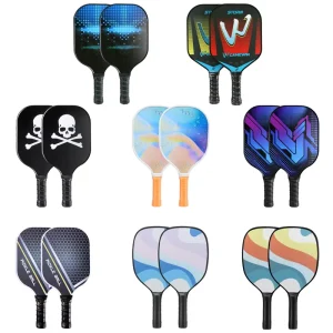 Eco-Friendly Wooden Pickleball Paddle Set for Active Aging Community Center Recreation