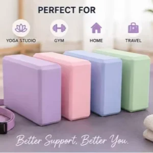 Eco Friendly Yoga Block Durable Foam Brick Fitness Yoga Brick for Home Gym Workout Training